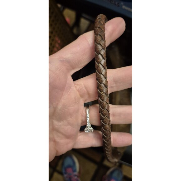 Relic Hobo Bag Embossed Paisley Brown Braided Handle Western Nash Clean EUC - Picture 6 of 8